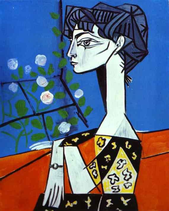 Pablo Picasso - Jacqueline with Flowers By jmussuto