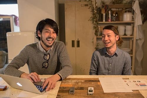 「KitchHike」共同代表・山本雅也さん（左）藤崎祥見さん（右）