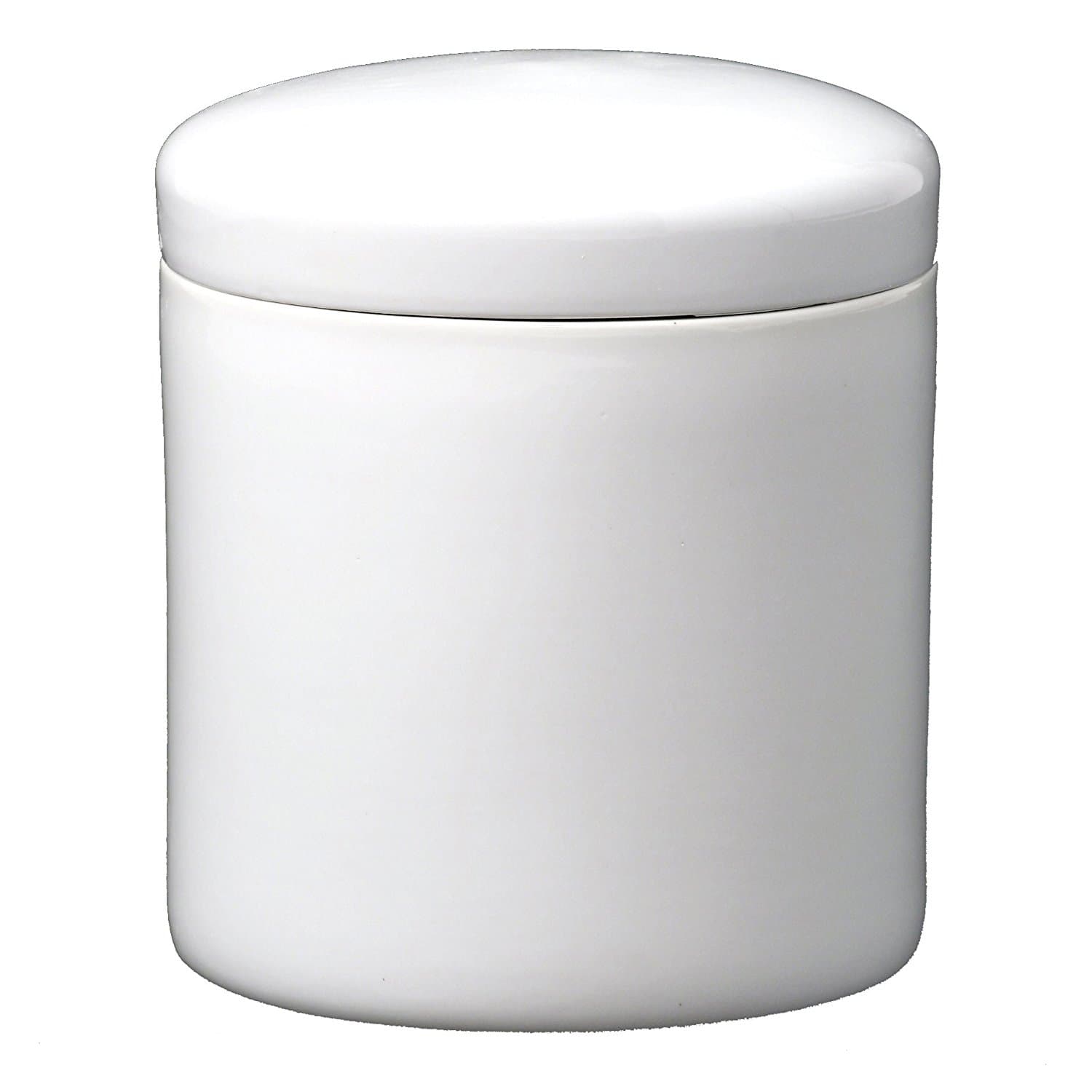 安くてシンプルなデザインの白い骨壺の画像