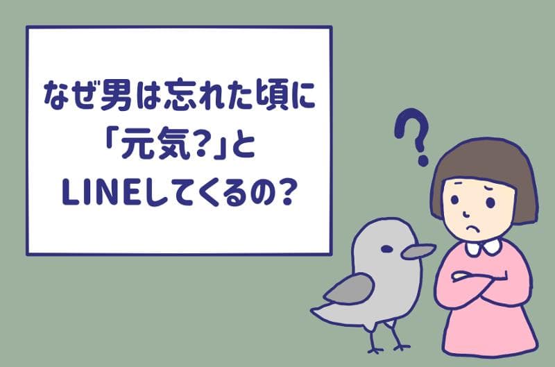 なぜ男は忘れた頃に 元気 とlineしてくるの 本当の愛に目覚めたの Am